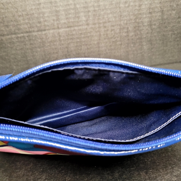 Coach Multicolor Scarf Print Signature C's Cosmetic Bag - Picture 9 of 11